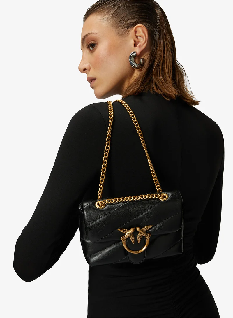 بينكو Logo Detail Top Handle Shoulder Bag